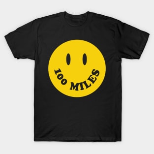 100 Miles Smiley Face Ultra Runner T-Shirt